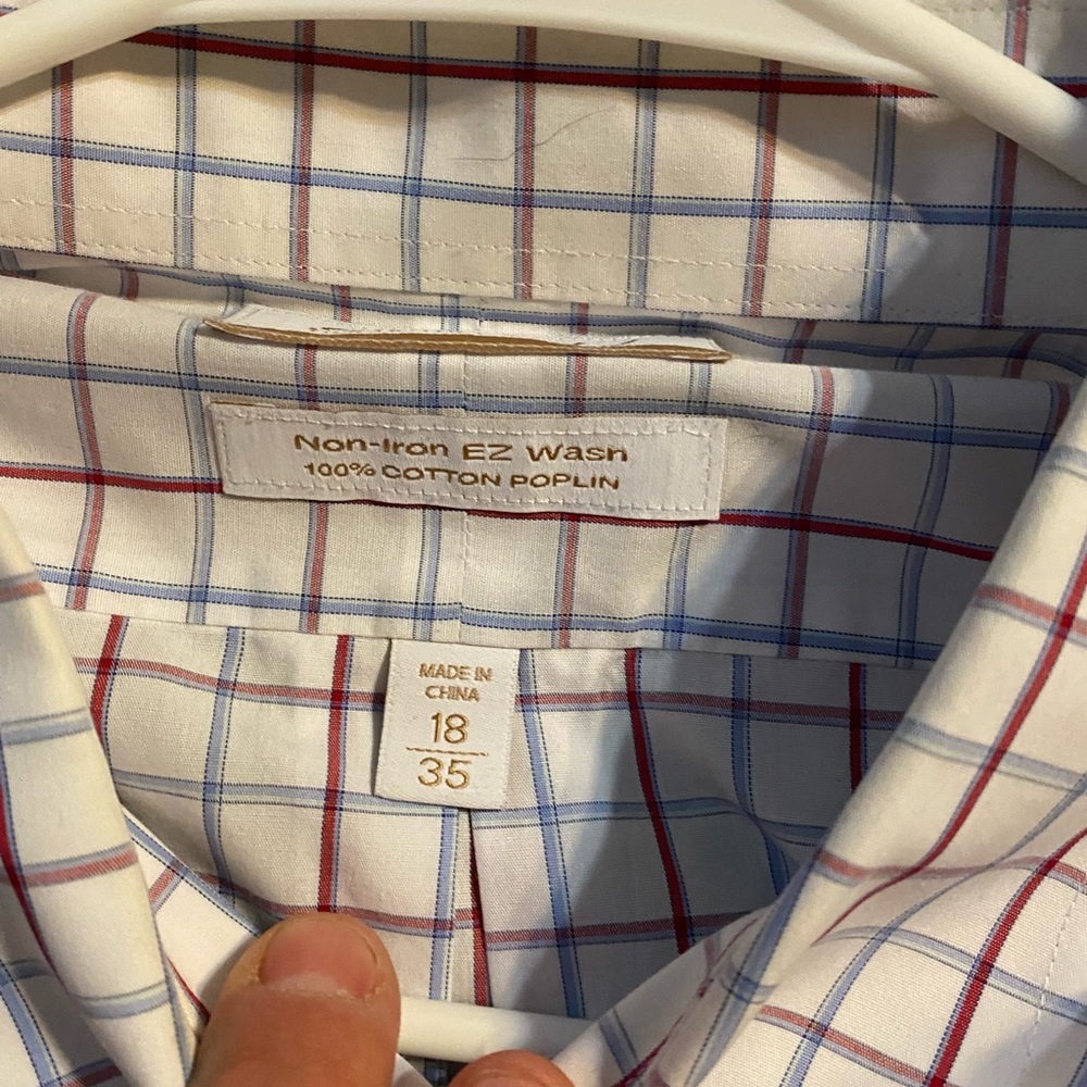 Roundtree & Yorke Gold label dress shirt 18/35